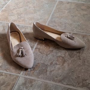 Vince Camuto Suede Loafers with Tassles